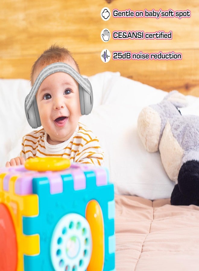 Copkim 4 Pack Baby Ear Protection for Babies and Toddlers up to 36 Months Infant Noise Cancelling Headphones Ear Muffs Against Hearing Damage Improves Sleep Travel Baby Bags - Image 5